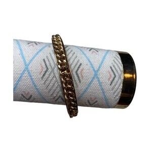 Gold Tone Braided Bangle Bracelet In good condition.